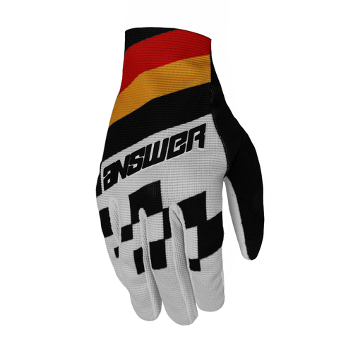 Guantes Answer Ar2 Korza - Black/Red/Bus