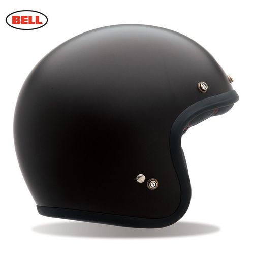 Casco Moto Calle Bell Custom 500 Negro/Gloss