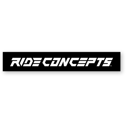 Sticker Ride Concepts - Die Cut Negro/Blanco