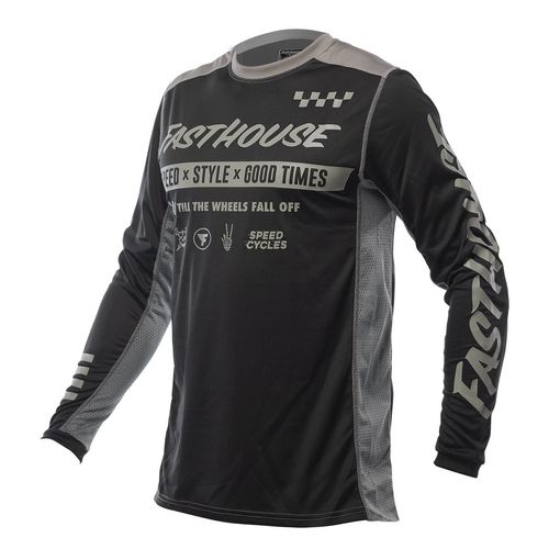 Jersey Moto Mx Fasthouse Grindhouse Domingo Negro