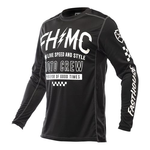 Jersey Moto Mx Fasthouse Grindhouse Cypher Negro