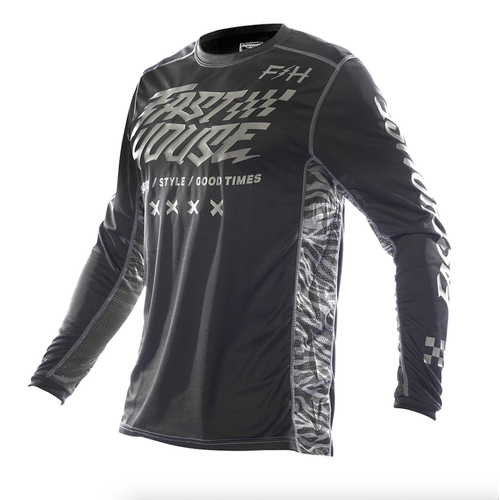 Jersey Moto Mx Fasthouse Grindhouse Rufio Negro
